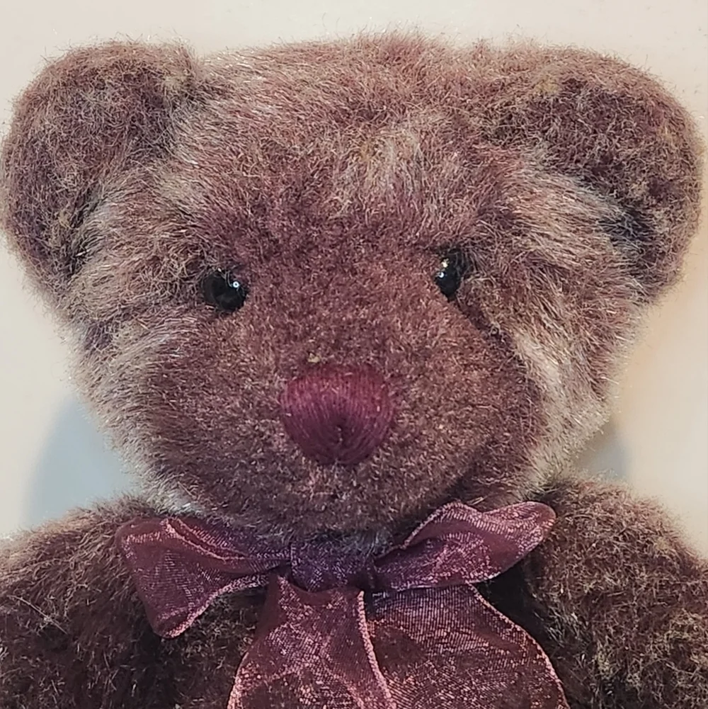 8” Vintage Russ Berrie Boysenberry Purple Bear stuffed animal